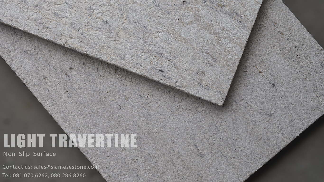 Thai travertine light non-slip fine texture Thailand